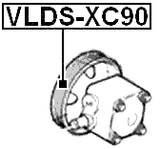VLDS-XC90 - POWER STEERING PUMP PULLEY