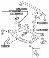 VLM-B6294TRH - RIGHT ENGINE MOUNT