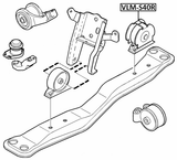 VLM-S40R - REAR ENGINE MOUNT