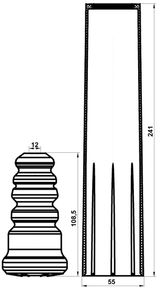 VLSHB-S40IIR-KIT - BOOT WITH JOUNCE BUMPER REAR SHOCK ABSORBER KIT