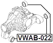 VWAB-022 - DIFFERENTIAL MOUNT BUSHING