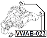 VWAB-023 - DIFFERENTIAL MOUNT BUSHING