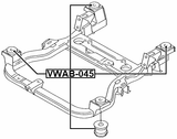 VWAB-045 - SUBFRAME BUSHING