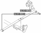 VWAB-046 - REAR LEAF SPRING BUSHING