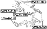 VWAB-050 - REAR KNUCKLE BUSHING