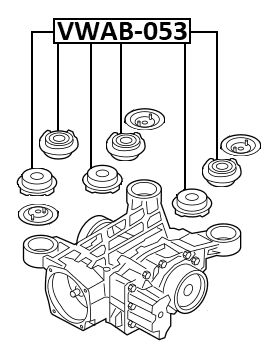 VWAB-053 - REAR DIFFERENTIAL BUSHING