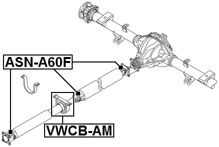 VWCB-AM - DRIVE SHAFT BEARING (REPAIR KIT)