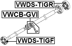VWCB-GVI - DRIVE SHAFT BEARING (REPAIR KIT)
