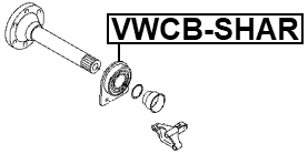 VWCB-SHAR - AXLE SHAFT BEARING