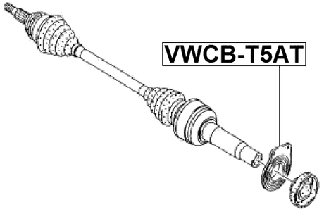 VWCB-T5AT - AXLE SHAFT BEARING
