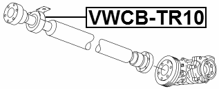 VWCB-TR10 - DRIVE SHAFT BEARING (REPAIR KIT)