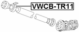 VWCB-TR11 - DRIVE SHAFT BEARING (REPAIR KIT)
