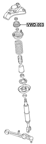 VWD-003 - FRONT SHOCK ABSORBER JOUNCE BUMPER