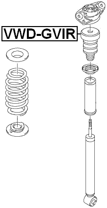 VWD-GVIR - REAR SHOCK ABSORBER JOUNCE BUMPER