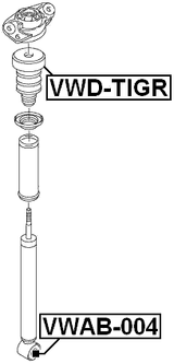 VWD-TIGR - REAR SHOCK ABSORBER JOUNCE BUMPER
