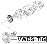 VWDS-TIG - CRANKSHAFT PULLEY