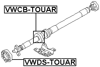 VWDS-TOUAR - DRIVE SHAFT COUPLING