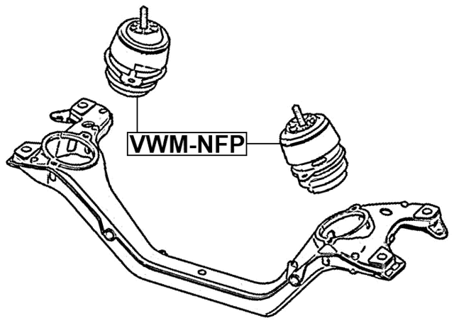 VWM-NFP - ENGINE MOUNT (HYDRO)
