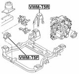 VWM-T5F - FRONT ENGINE MOUNT