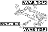 VWM-TIGR - REAR ENGINE MOUNT