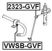VWSB-GVF - FRONT STABILIZER BAR BUSH