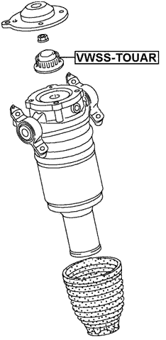 VWSS-TOUAR - SHOCK ABSORBER MOUNTING