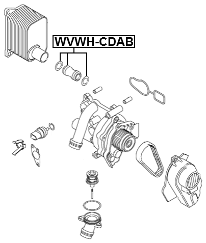 VWWH-CDAB - RADIATOR HOSE